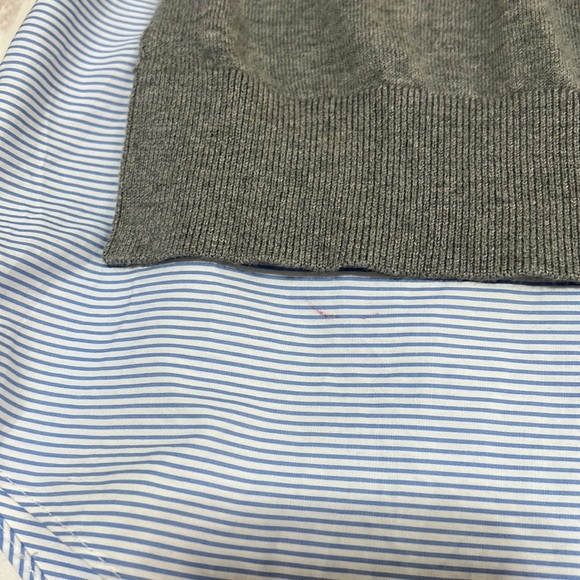 Theory 'Deverlyn' Cashmere/Cotton Layered Look Sweater - Picture 6 of 14